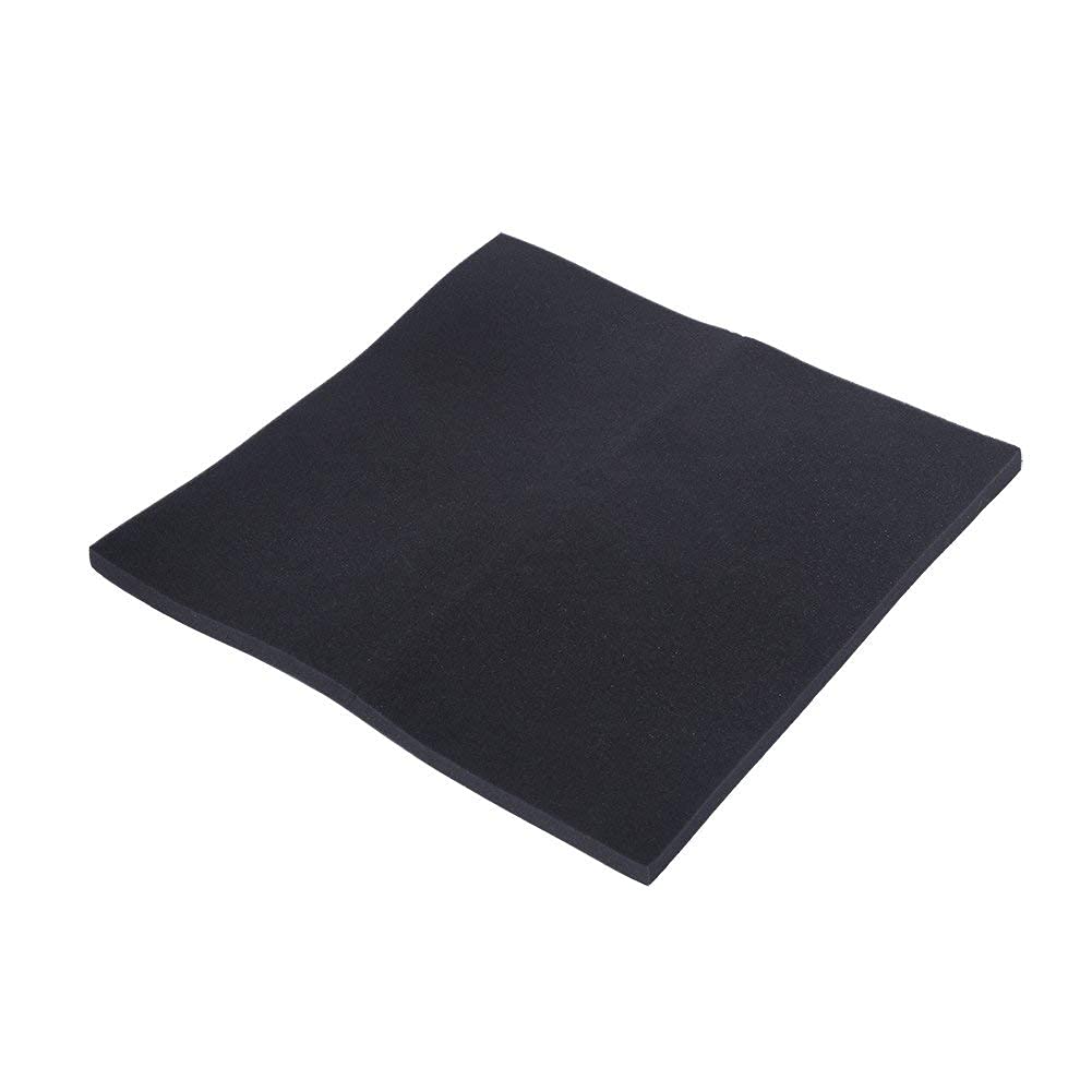 Pssopp Activated Carbon Impregnated Foam Filter Sponge for Aquarium Fish Tank - Reusable Biochemical Filtration Pad 50x50x2cm