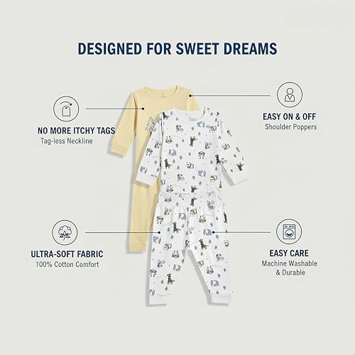 Image of Mothercare Girls Autumn Charm Printed Full Sleeve 4-Piece Top and Pyjama Set