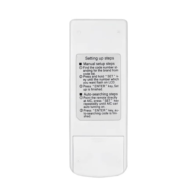 1 Unidad de Control Remoto Aire Acondicionado Durable-KT-109II Pantalla LCD Repuesto Universal con KT-10(K-1038E)