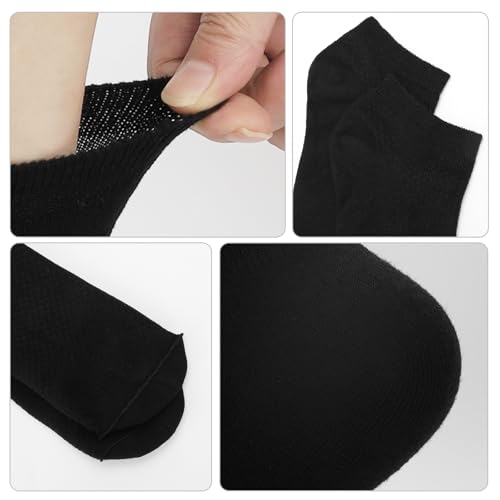 Men's and Women's Athletic Running Socks (5Pairs) black4