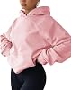 TICTICMIMI Sudaderas con capucha para mujer, lindas, forro polar, bolsillo canguro, 60% algodón, suaves, holgadas, oversize, para otoño/invierno, casuales, uso diario 4