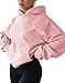 TICTICMIMI Women's Hoodies Sweatshirts Cute Long Sleeve Tops Loose Fleece Pullover Shirts with Pocket Pink