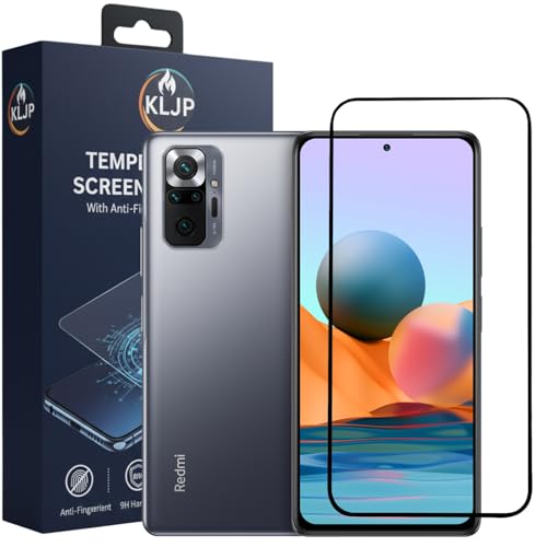 Image of Military-Grade Gorilla Tempered Glass For Xiaomi Redmi Note 10 Pro /Note 10 Pro Max /Poco F3 / Redmi K40 / Redmi K40 Pro / K40 Pro Plus With Installation Kit | Edge to Edge Coverage | Black