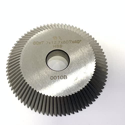 Image of Milling Cutter 0010B(60X7.3X12.7x80teeth) in H.S.S for WenXing Machine 233A,233B,100B,232,217,100A,100A1,100A2,100A3,100B (1)