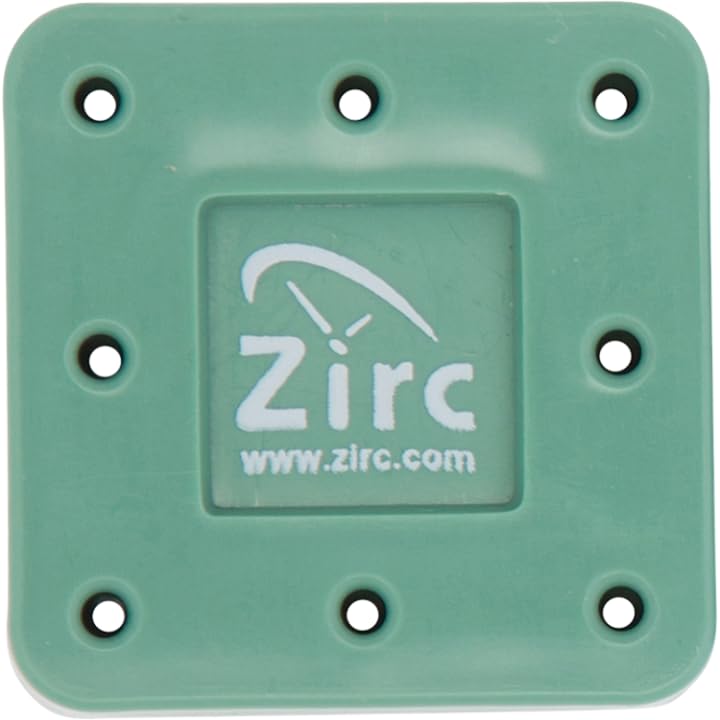 Zirc Dental 50Z400D Magnetic Bur Block 8-Hole Microban Green