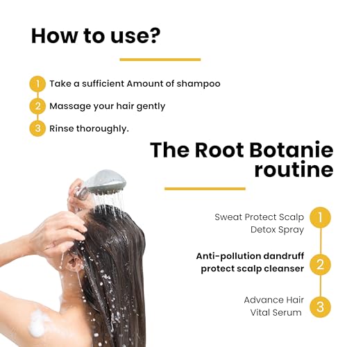 Image of FOLLIWISE Anti Dandruff & Anti Pollution Shampoo | Reduces Dandruff, Flakes, Itch & Hair Fall | Anti Fungle for Oily Scalp | Salicylic Acid, Piroctone Olamine & Tea Tree | Dermat Tested | Men & Women | 100ml (100ml)