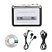 Wendry Cassette to MP3 Converter, Portable USB Tape to MP3 Capture Converter, Stereo Audio Music Player
