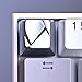 MECHKYP Metal Artisan Keycaps,CNC Zinc Alloy Custom Keycap,Mechanical Keycap,Unique Polygon Style,Gift Collection (Silver)