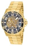 Invicta Men's Objet D Art Automatic-self-Wind Watch with Stainless-Steel Strap, Gold, 22 (Model: 22604)