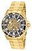 Invicta Men's Objet D Art Automatic-self-Wind Watch with Stainless-Steel Strap, Gold, 22 (Model: 22604)
