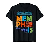 Memphis Souvenir Men Tennessee Skyline City Memphis T-Shirt