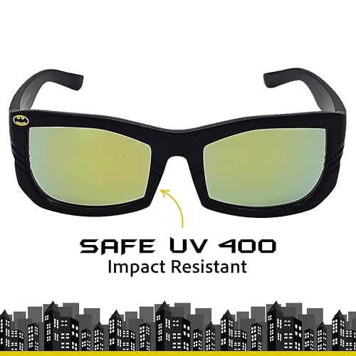 Image of Sun-Staches Batman Sunglasses | DC Comics Costume Accessory | UV 400 | One Size Fits Most