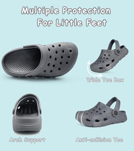 Image of Toddler Kids Garden Clog Slip On Slide Sandals Beach Water Shoes