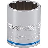 Channellock Triple Square Drive Socket - Chrome Vanadium Steel, 19mm Socket - One Size