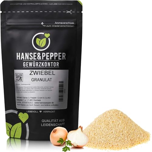 500g Zwiebel Granulat Vegan lieblich aromatisch natürlich vom Hanse&Pepper Gewürzkontor - Gourmet Serie