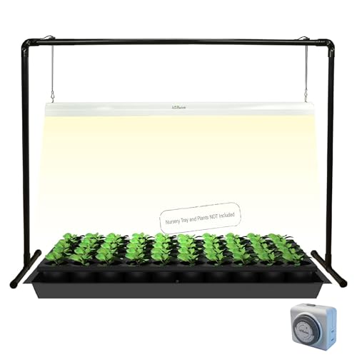 iGrowtek 2 feet LED Grow Light Stand for Seedling,Iron Pipe