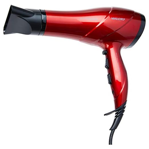 Secador de Cabelo Mallory Íon Pro 4000 Bivolt Vermelho