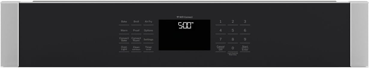GE 30 in. Single Smart Convection Wall Oven with No-Preheat Air Fry in Stainless Steel
