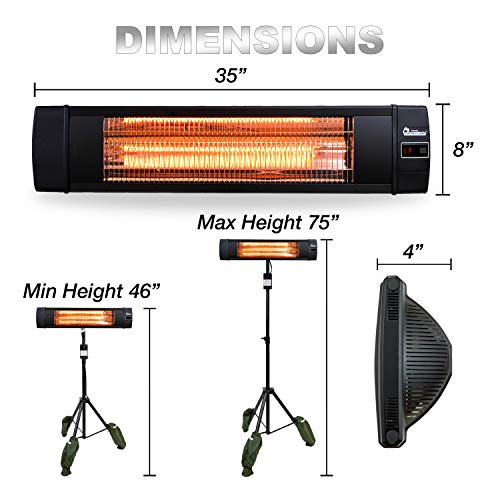 Dr. Infrared Heater DR-338 Carbon Infrared Patio Heater thumb #3