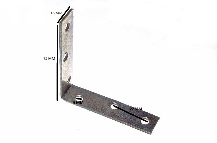 Support d'angle en acier BZP ultra résistant pour rigidifier vos étagères - 2