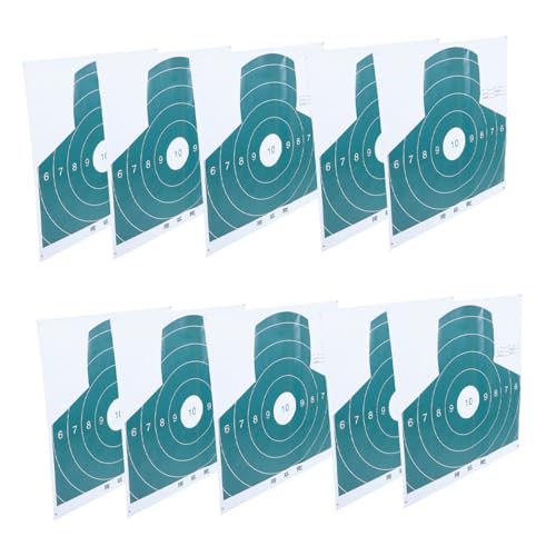 KESYOO 20PCS Paper Bow Targets for Target Practice Durable Shooting Range Supplies for Indoor and Outdoor Training Competitions