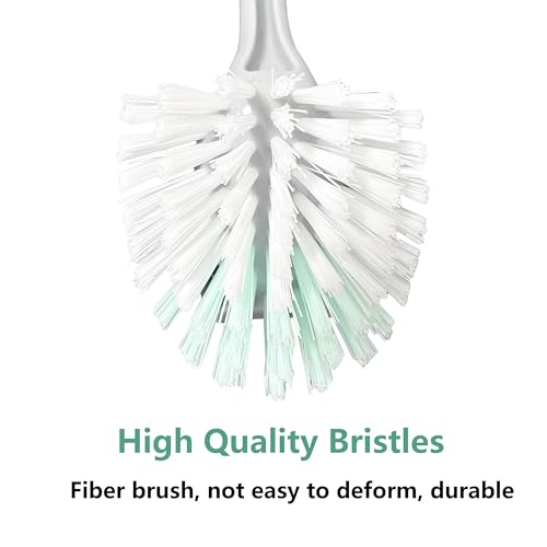 Image of Dish Brush with Handle, 4 Pack Kitchen Scrub Brushes for Cleaning, Dish Scrubber with Stiff Bristles for Sink, Pots, Pans
