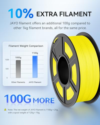 jayo pla 3d printer filament black pla filament 175mm 11kg spool dimensional accuracy - 002mm fit most fdm printer