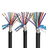 abgeschirmtes Kabel, Anti-Interferenz-Steuersignalkabel, 22 AWG, 0, 3 mm, mehradrig(5 cores 5 meters)
