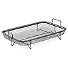 Navaris Grill Basket Grid for Oven, 32 x 22.5 cm, Stainless Steel Grill Basket, Bowl for Chips, Vegetables, Chicken Nuggets, Non-Stick Coating