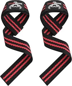 BEAST RAGE Lifting Wrist Straps for Weightlifting, Weight Lifting Straps Gym Grip Power Workouts Lifting Straps Padded Cotton Men Women Wrap Lift