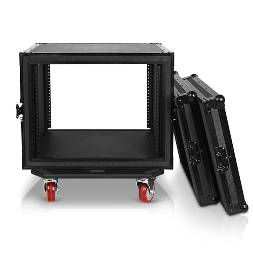 Sound Town Black Series 8U Rack Case