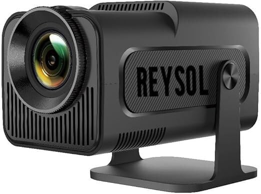 REYSOL Projector 13 Portable Projector, Native 1080P, 4K Support, Android OS, WiFi 6, 5G Wireless, 8GB Storage, 10000 Lumens, Auto Keystone, Built-in Speaker, Remote Controller-image-16