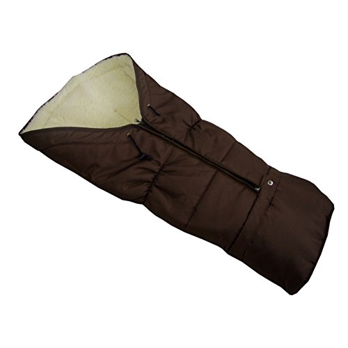 rawstyle Saco de pie de invierno en forma de momia para cochecito, Jogger, Paseo o trineo, de lana, tamaño ajustable, momia Uni muchos colores...