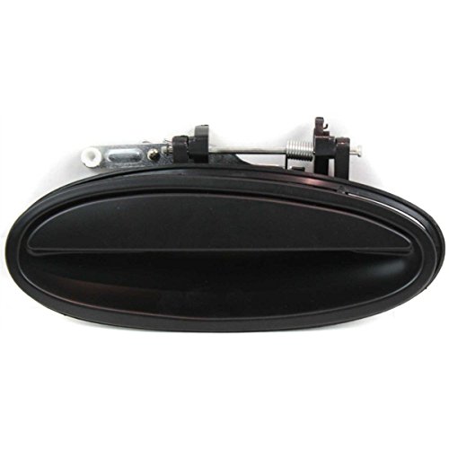 Parts Galaxy Exterior Door Handle for 97-2005 Buick Park Avenue Rear RH Smooth Black Plastic