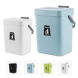 KaryHome Compost Bin Indoor Kitchen Sealed, Mountable Compost Bucket Hanging Waste Bin for...