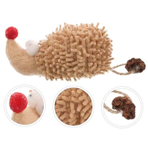 INOOMP brinquedo de gato brinquedos de -de-gato ouriço brinquedos de pelúcia para gatos brinquedos d