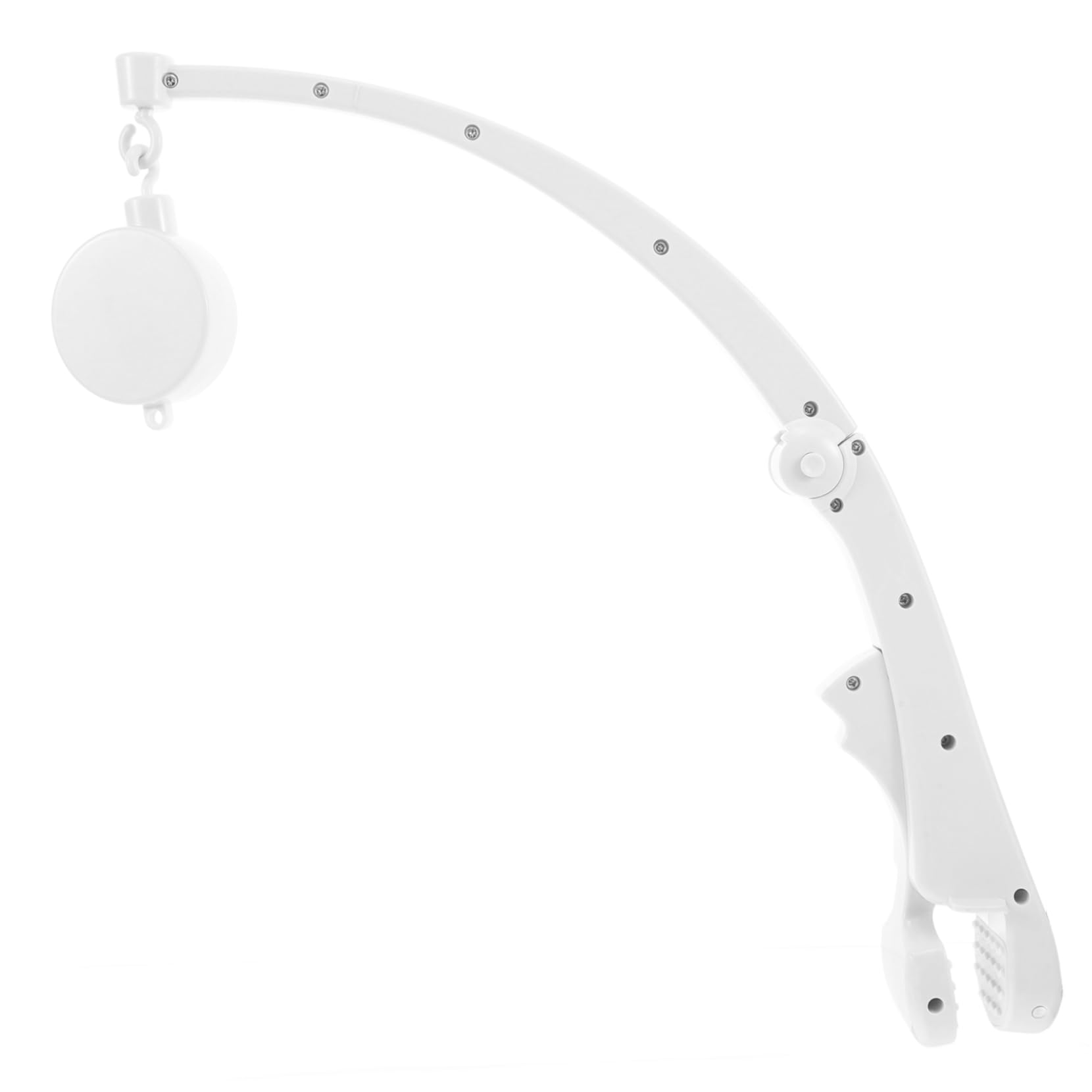 ERINGOGO Hanging Bell Crib Mobile Arm Cradle Toy Nursery Decor 360° Rotation Music Box Holder Adjustable Bed Bell Bracket