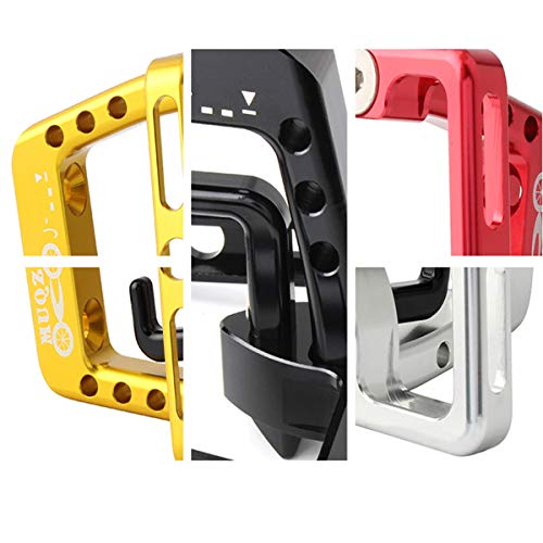 Acessório de bicicleta, Andoer Suporte de suporte frontal para bicicleta em liga de alumínio Suporte