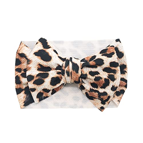 Baby Girl Bow Headbands Newborn Hairband Baby Turban Knotted Elastic Headwrap for Toddler Hair Accessories4
