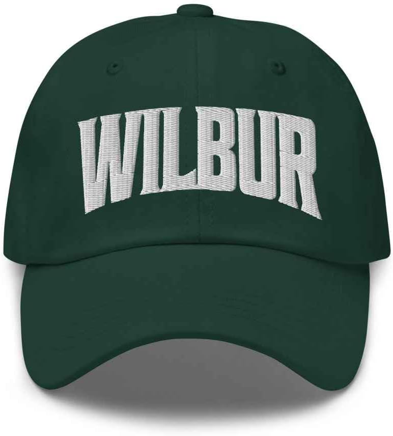 Wilbur Baseball Cap Wilbur Dad Hat Washington WA Hat Embroidered Souvenir