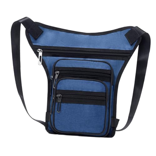FytStycale Drop Leg Bag Thigh Bag Fanny Pack,with Strap,Waterproof,Waist Pack Leg Pouch for Cycling Riding Motorcycle Hiking Fishing, Blue