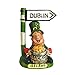 Produktbild Kobold mit Topf voller Gold und Wegweiser nach Dublin, Dekostatue