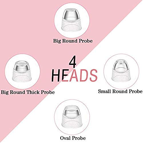 Vacuum Blackhead Remover, QQcute Electric Pore Cleaner Blackhead Extractor Tool Instrument Comedo Suction Removal Beauty Device for Facial Skin Care