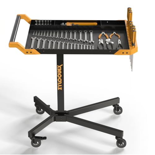 Orange Adjustable Mobile Workbench