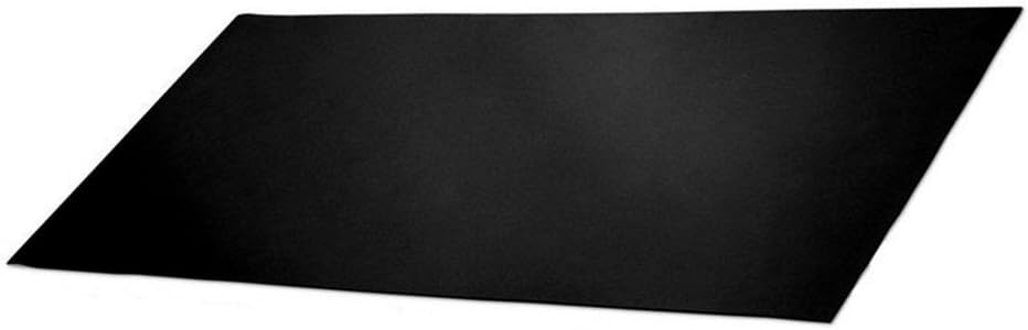 Ninepeak Rubber Sheets 12" x 39.5" x .04", Black, Neoprene, Cushion, Gaskets DIY Material, Supports, Leveling, Sealing, Bumpers, Protection, Abrasion, Flooring, Work Bench