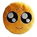 Ducomi Cuscini Emoji Emoticon Smiley e Poo - Morbido Cuscino 30 cm, Gadget Compleanno Regalo - Cuscini Decorativi Feste (Sad Face)