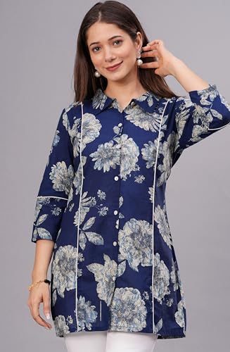 Image of rytras Women Woman Pure Cotton Straight Short Kurta |Short Kurti for Women Latest