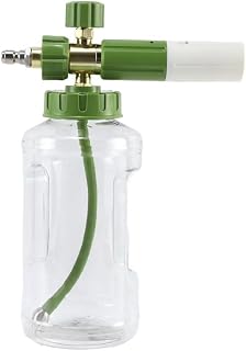 Espuma de nieve para lavado de coche, rotación de 360 grados, capacidad de 1 litro con modos de pulverización ajustables para una limpieza eficiente (verde)