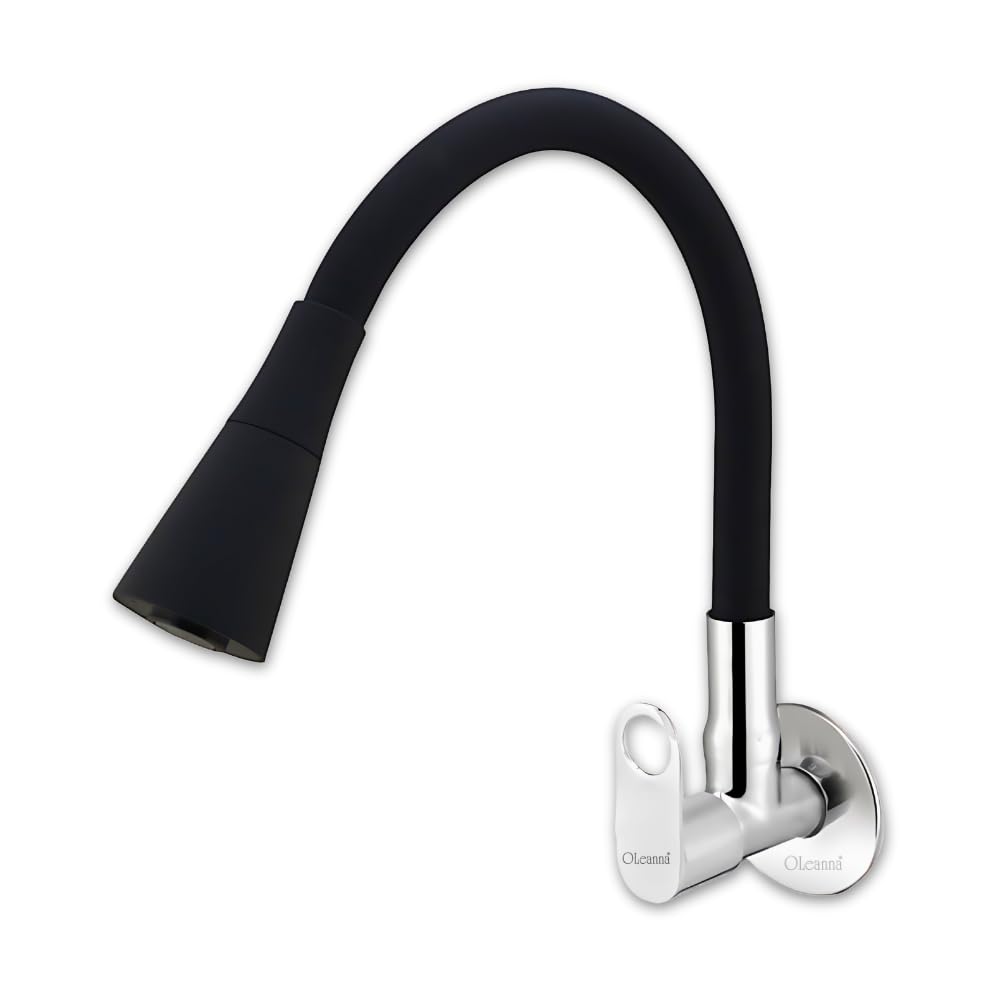 Oleanna Prime Flexo Flexible Sink Cock Tap |Kitchen Sink Cock Taps/Faucets For Kitchen Basin With Flexible Neck Dual Flow Black 2 Function Shower Flow/Foam Flow (Prime, Dual Mode Flow) - Chrome (B0C2H2ML1K) Amazon Price History, Amazon Price Tracker