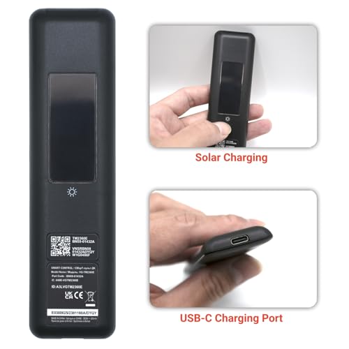 Télécommande rechargeable USB-C BN59-01432A avec capteur solaire intégré - 5